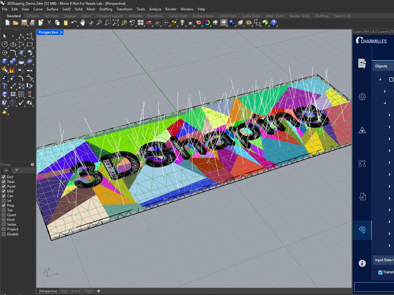 charmilles-lasersuite360-1.14.5.-3DShaping-demo-night